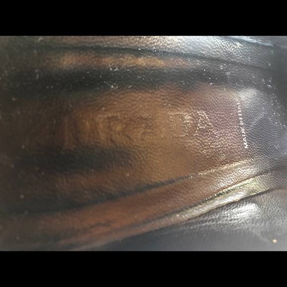 Rare Vintage Prada Crocodile Embossed Heeled Loafers ITALY - Picture 13 of 16